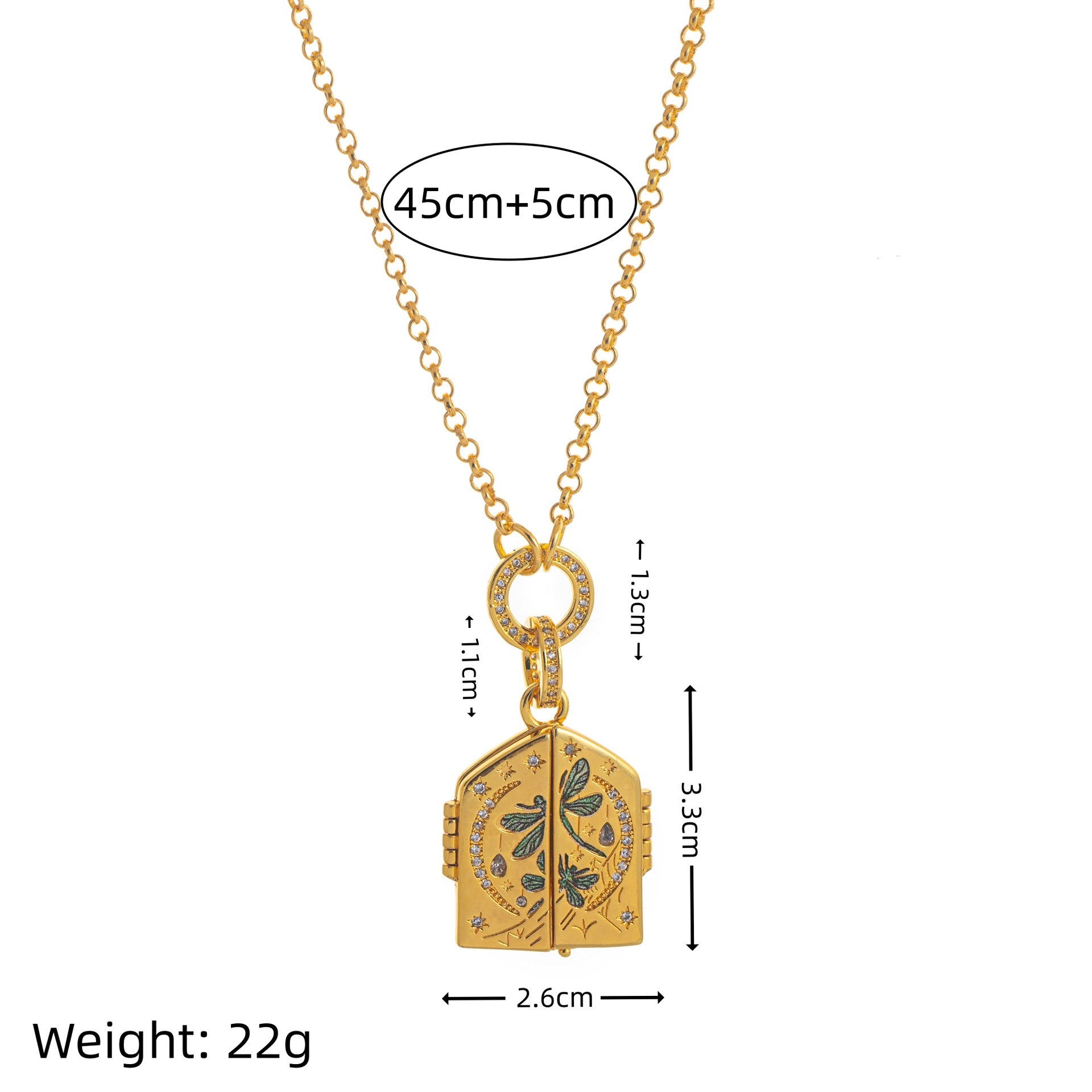 Wholesale Copper painted heart and flower sweater chain