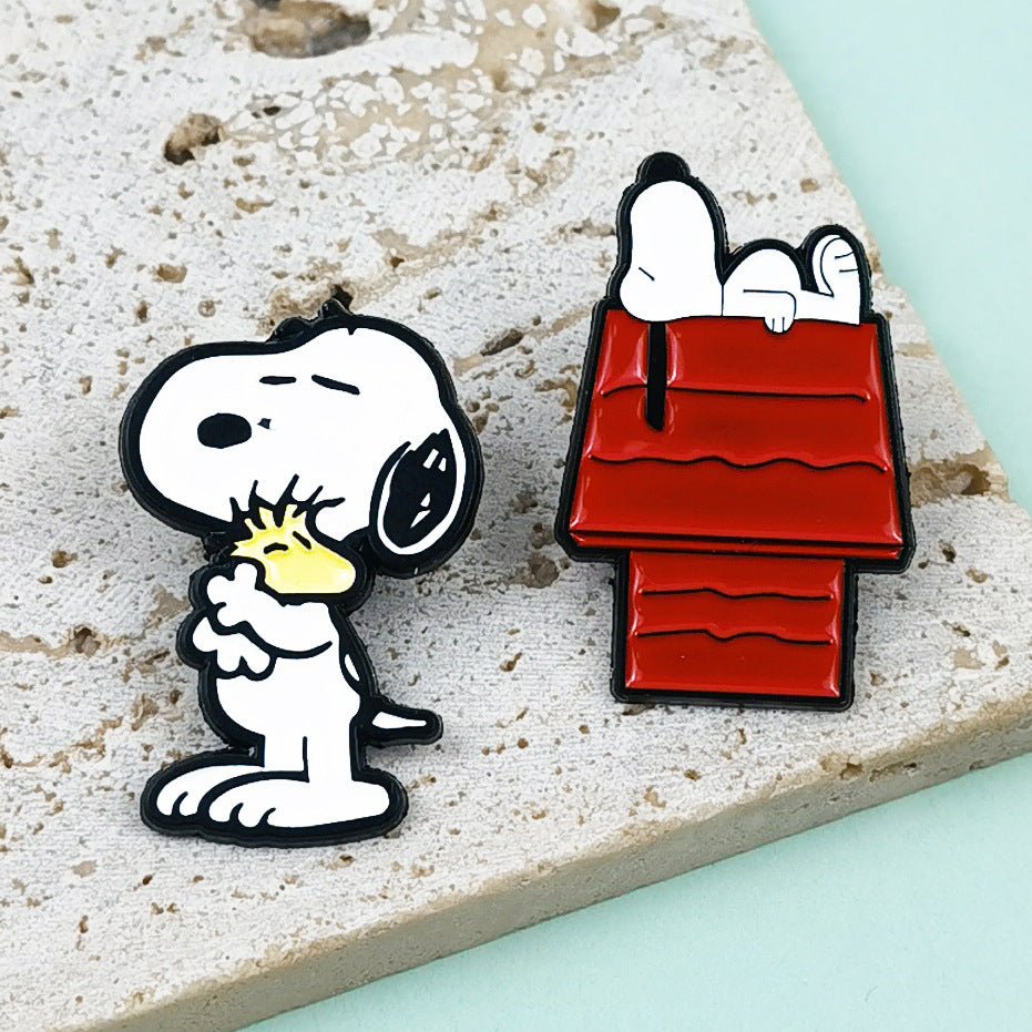 Wholesale Cute Dog Brooch Cartoon Metal Badge