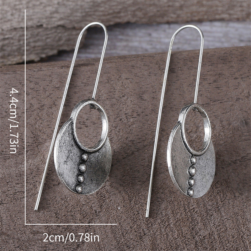 Wholesale  Personalized Retro silver Earrings