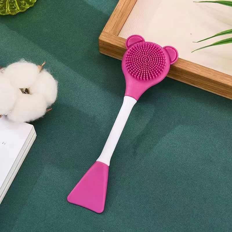 Wholesale Double Head Facial Mask Brush Mud Mask Brush Makeup Brush ACC-MB-Ruij003
