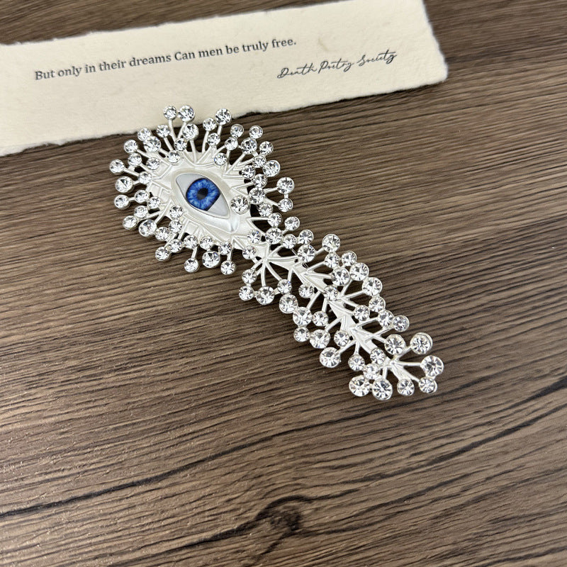 Wholesale  Personality Burst Eye Full Diamond Necklace