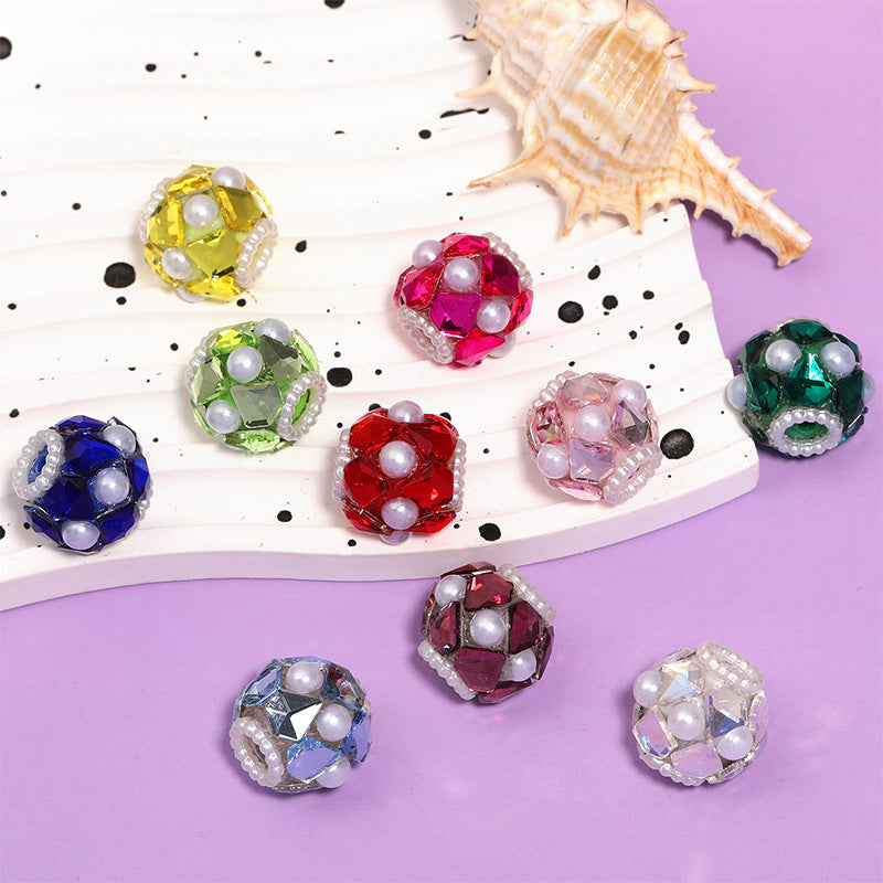 Wholesale 10pcs Crystal Beads with Straight Holes