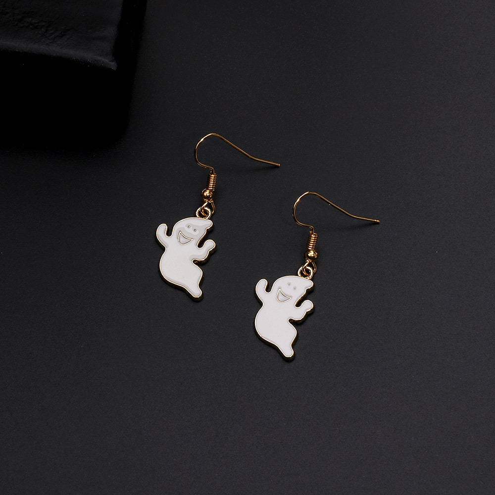 Wholesale  Pumpkin Alloy Earrings