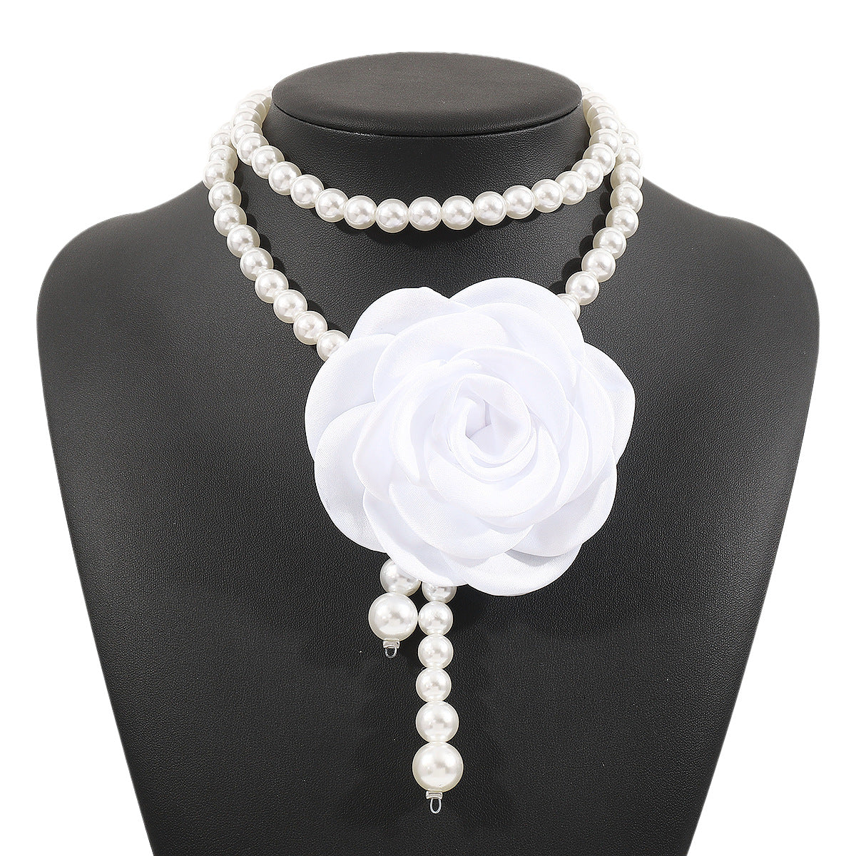 Wholesale retro Baroque rose flower choker clavicle necklace