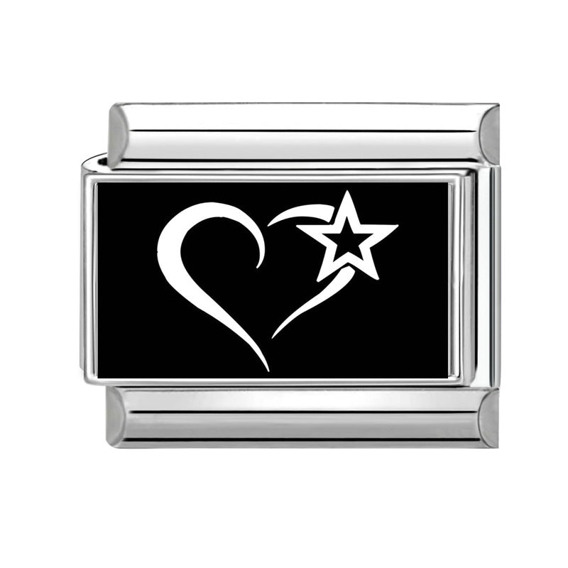 Wholesale  9mm Italian Charm Starter Bracelets DIY square Single Section Creative Stainless Steel Composable Bracelet