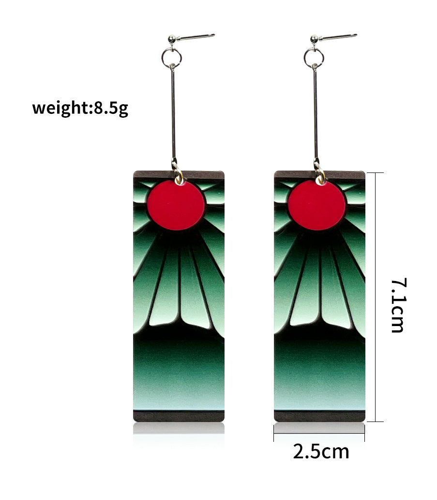 Wholesale Cartoon Anime Butterfly Acrylic Earrings ACC-ES-Jiay011