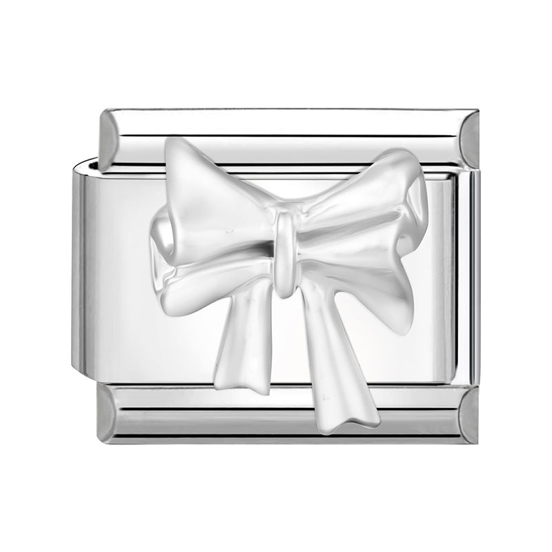 Wholesale 9mm Italian Charm Starter Bracelets DIY Butterfly Heart Stainless Steel Composable Bracelet