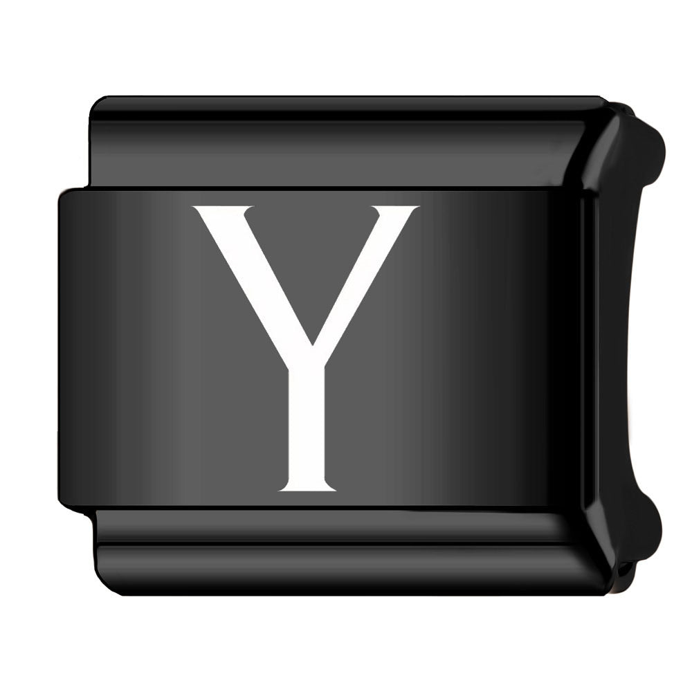 Wholesale Italian Charm Bracelet 9mm DIY Splicing Laser Letters Stainless Steel Composable Bracelet