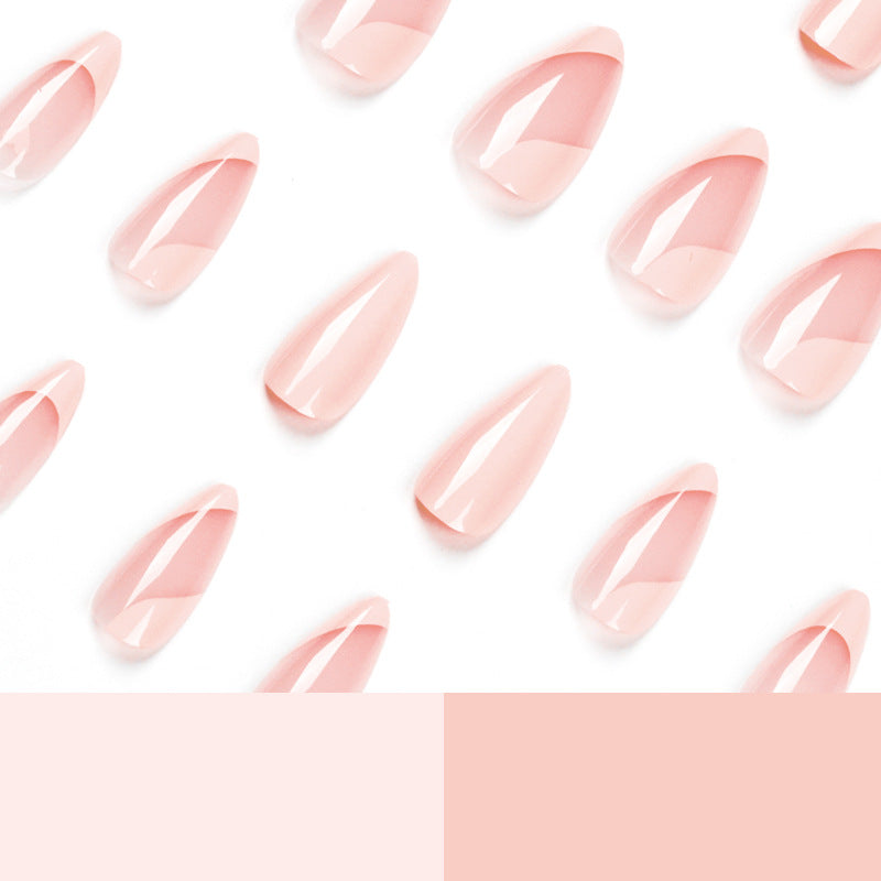 Wholesale 24 Pieces/box Pink Heart Nails Kits Nail Stickers ACC-NS-LeFan237