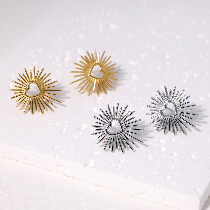 Wholesale Metal Stainless Steel Earrings Ear Studs ACC-ES-Manguo001