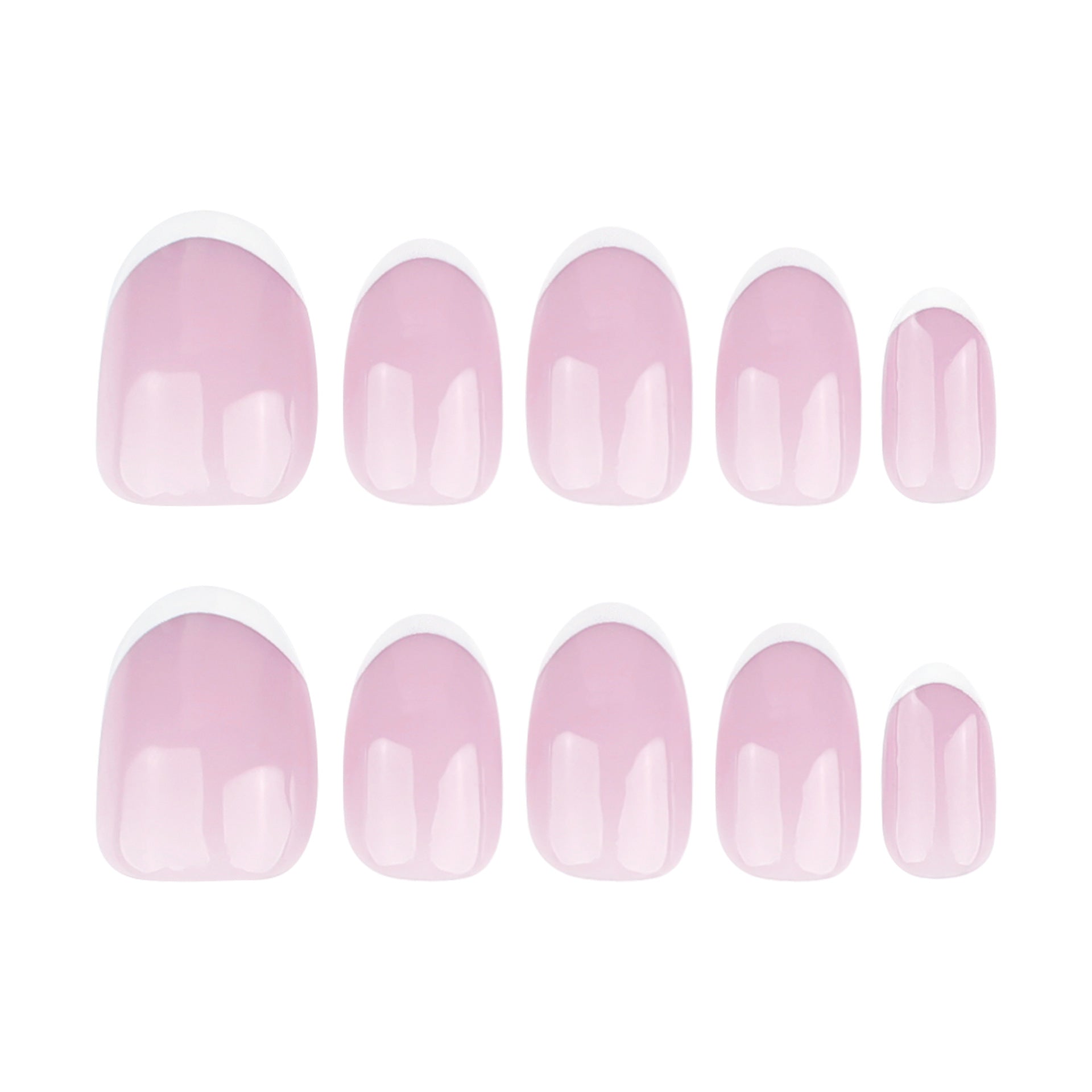 Wholesale 24 Pieces/box White Border Nails Kits Nail Stickers