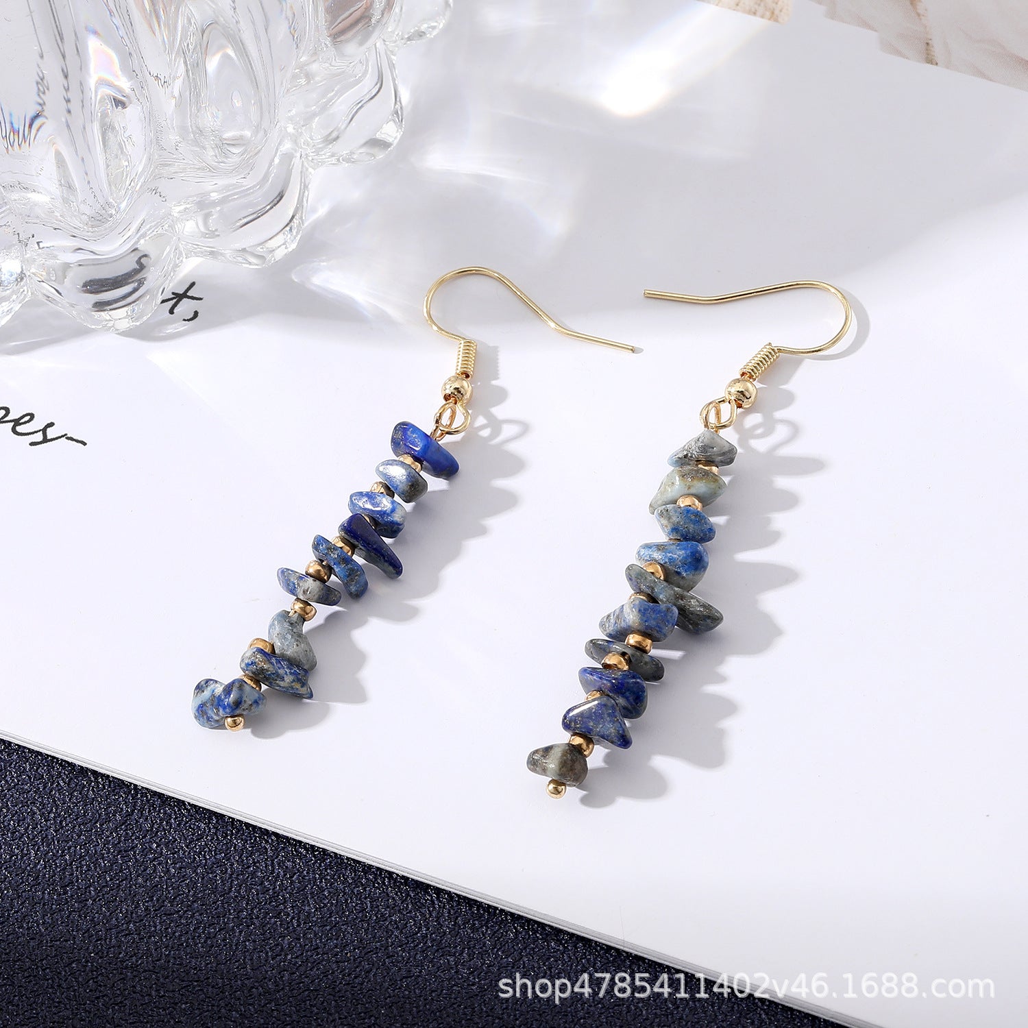 Wholesale Turquoise Tassel Earrings Long Colorful Design Sweet Girl Style Fashion Accessory