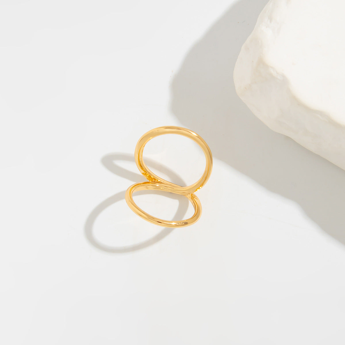 Wholesale Irregular square opening smooth bracelet set