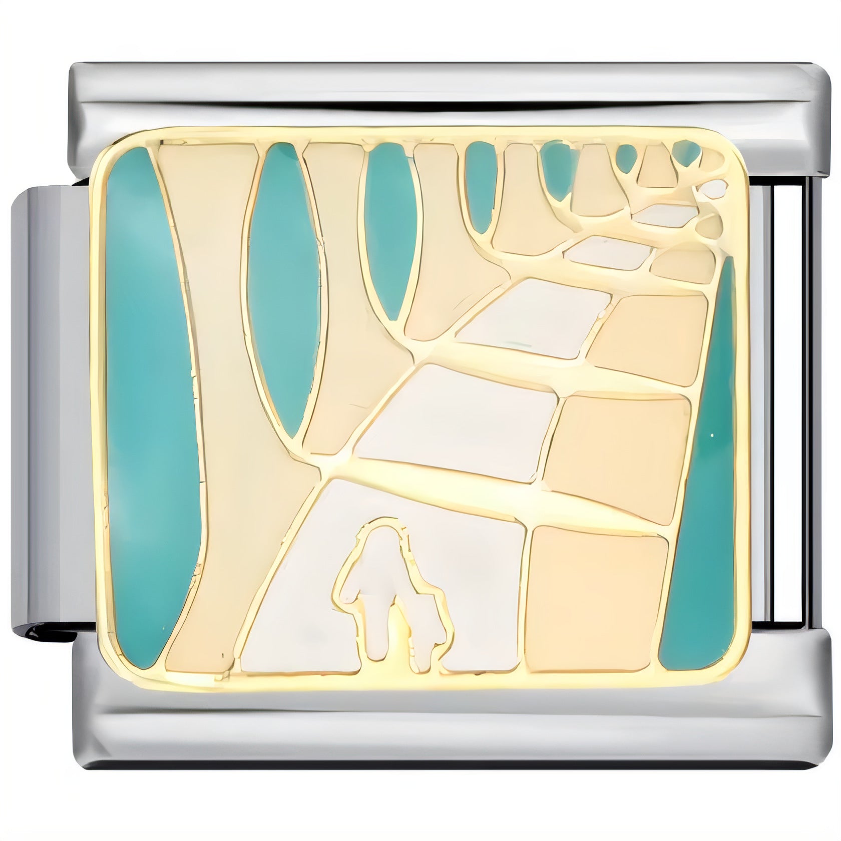 Wholesale Italian Charm Bracelet 9mm DIY Splicing Creative Cartoon Stainless Steel Composable Bracelet