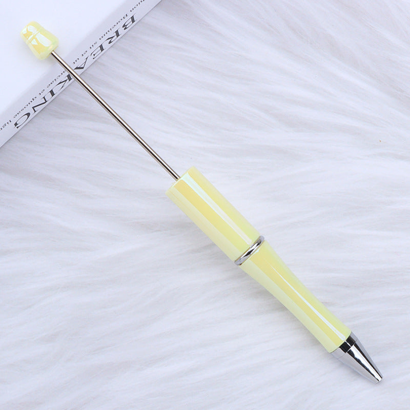 Wholesale 10pcs Beadable Pens Colorful UV Electroplating Colorful DIY Bead Pens ACC-PN-JinBN020