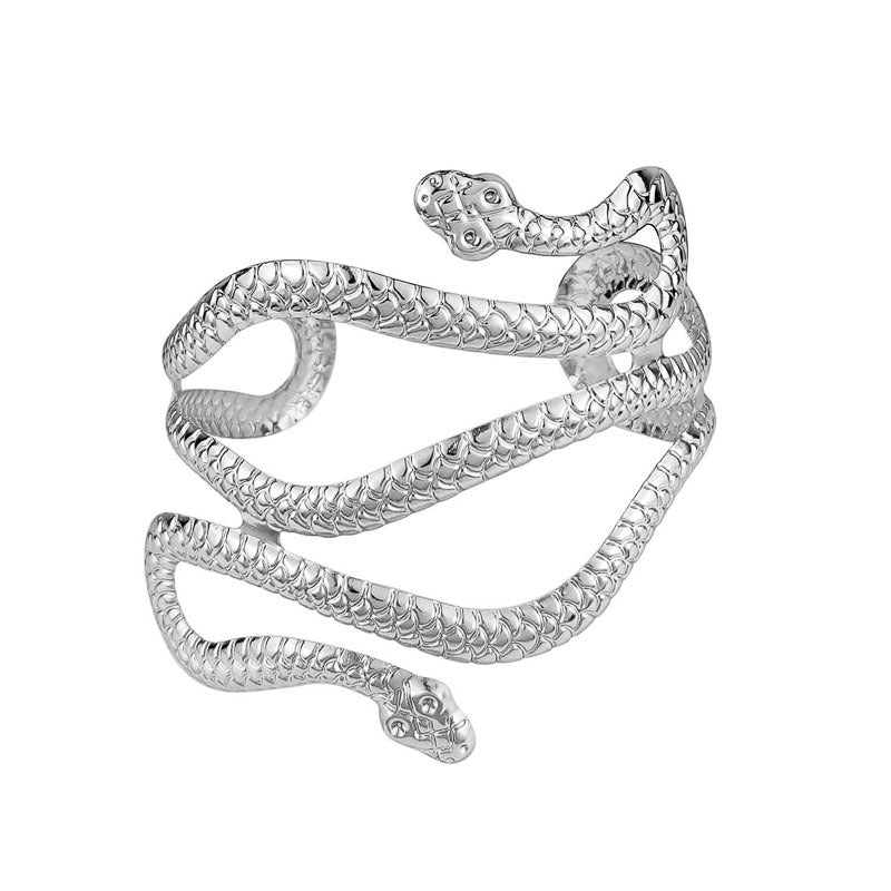 Wholesale personality punk metal exaggerated Snake Arm ring bracelet