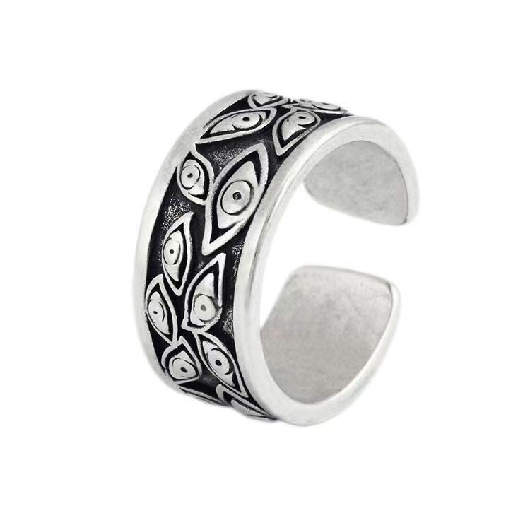 Wholesale Evil Eye Vintage Ring Zinc Alloy Fashion Jewelry Accessory Gift Boutique Resale