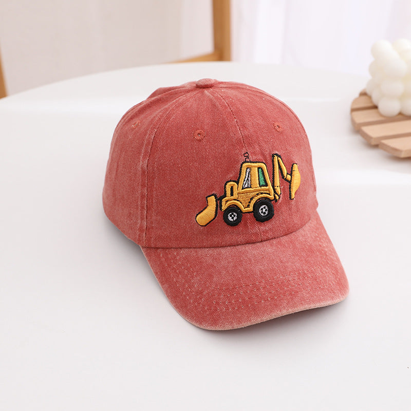 Wholesale Children's Hats Washed Peaked Cap Cartoon Baseball Cap Kids Hat ACC-KH-WoBang003