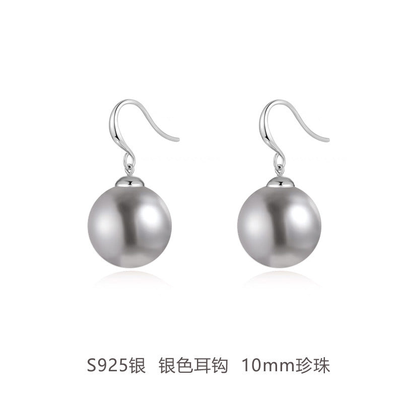 Wholesale Large Pearl Sterling Silver Earrings