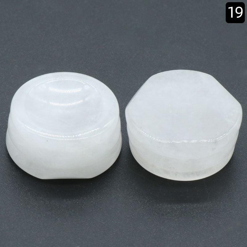 Wholesale Natural Crystal Agate Stone Ball Base ACC-DS-KeSuo003