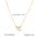 Wholesale Stainless Steel Diamond Pendant 18K Gold Necklace