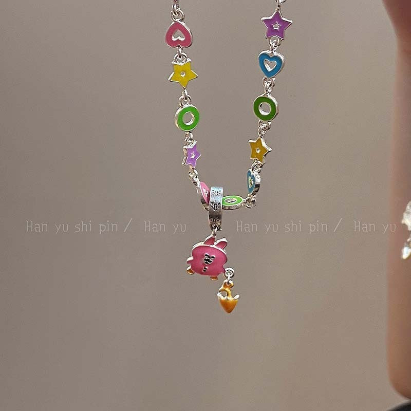Wholesale Cute Cute changeable little monster necklace