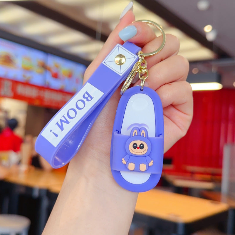 Wholesale Cute cartoon silicone keychain