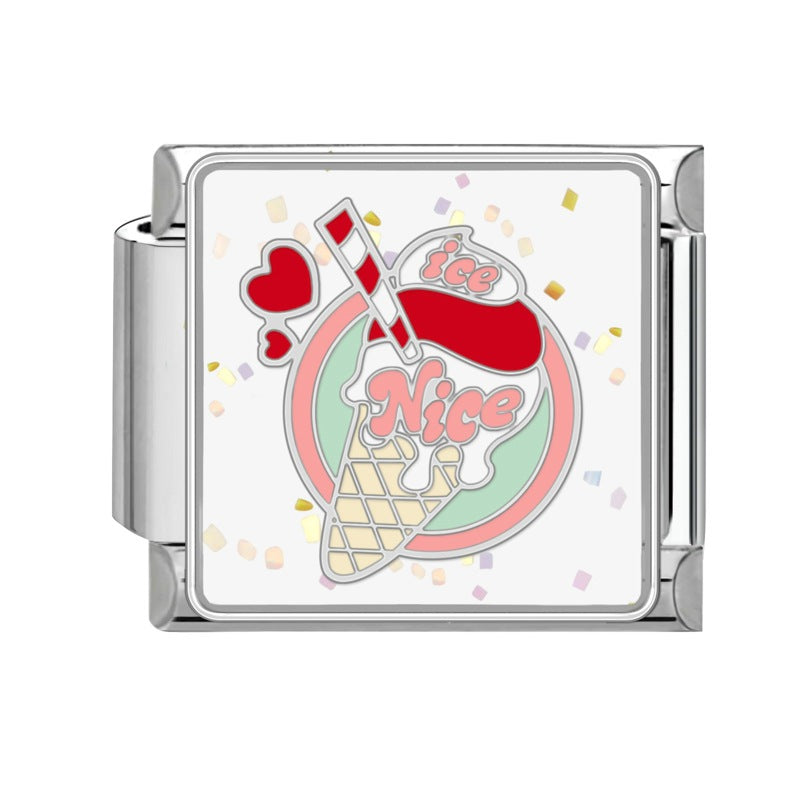 Wholesale  Italian module splicing bracelet disassembly elastic bracelet DIY Charms