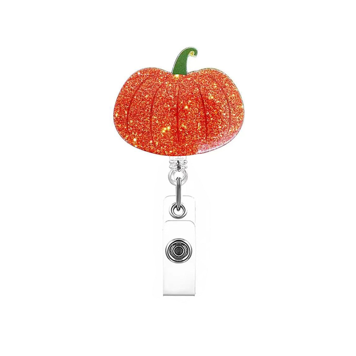 Wholesale Acrylic Badge Reels Christmas Medical Work ID Clip-on Badge with Retractable Buckle