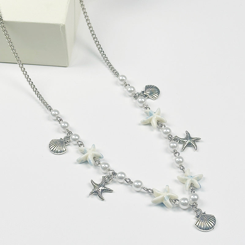 Wholesale Candy Colored Shell Bead Necklace