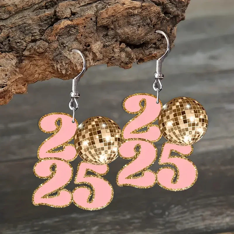 Wholesale 2025 Number Earrings ACC-ES-Xiyin004