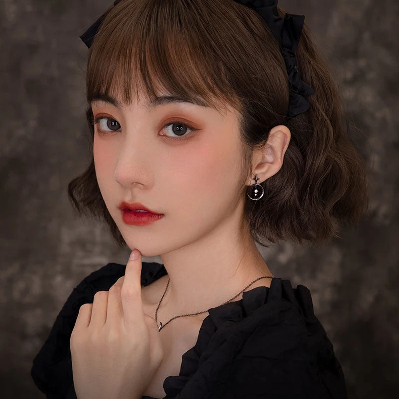 Wholesale Star and Moon Combination Simple Earrings ACC-ES-XuanMo001