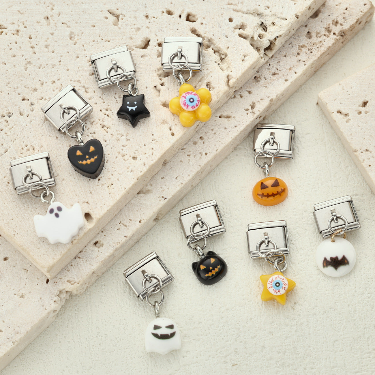 Wholesale  Stainless Steel Pendant Beads for DIY Charm Bracelet Making,  Trendy Jewelry Accessory