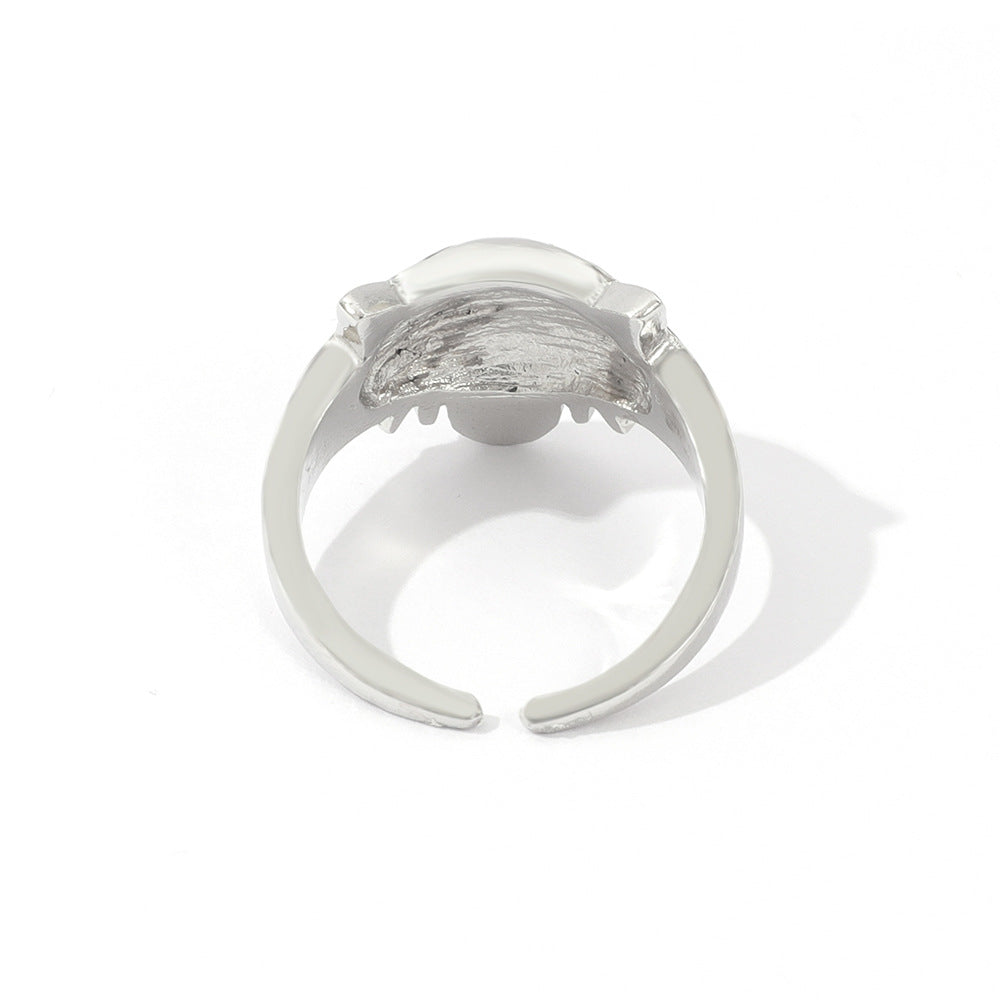 Wholesale Kpop  Oil-Drip Open Ring  ACCVIP