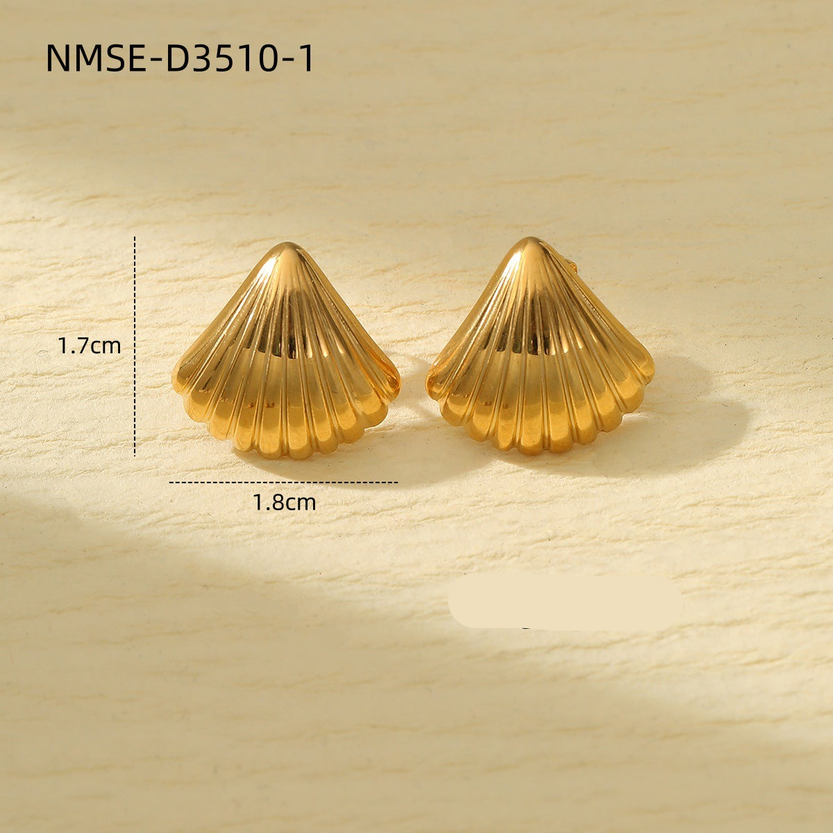Wholesale   Light Luxury All-match Stainless Steel Stud Earrings