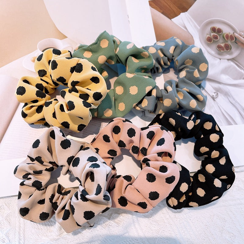 Wholesale Retro Letter Polka Dot Large Intestine Circle ACC-HS-Huaj001