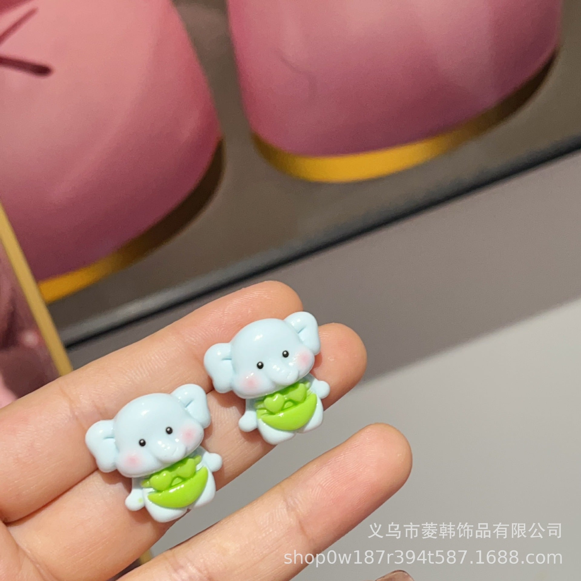 Wholesale Cute cartoon frog earrings