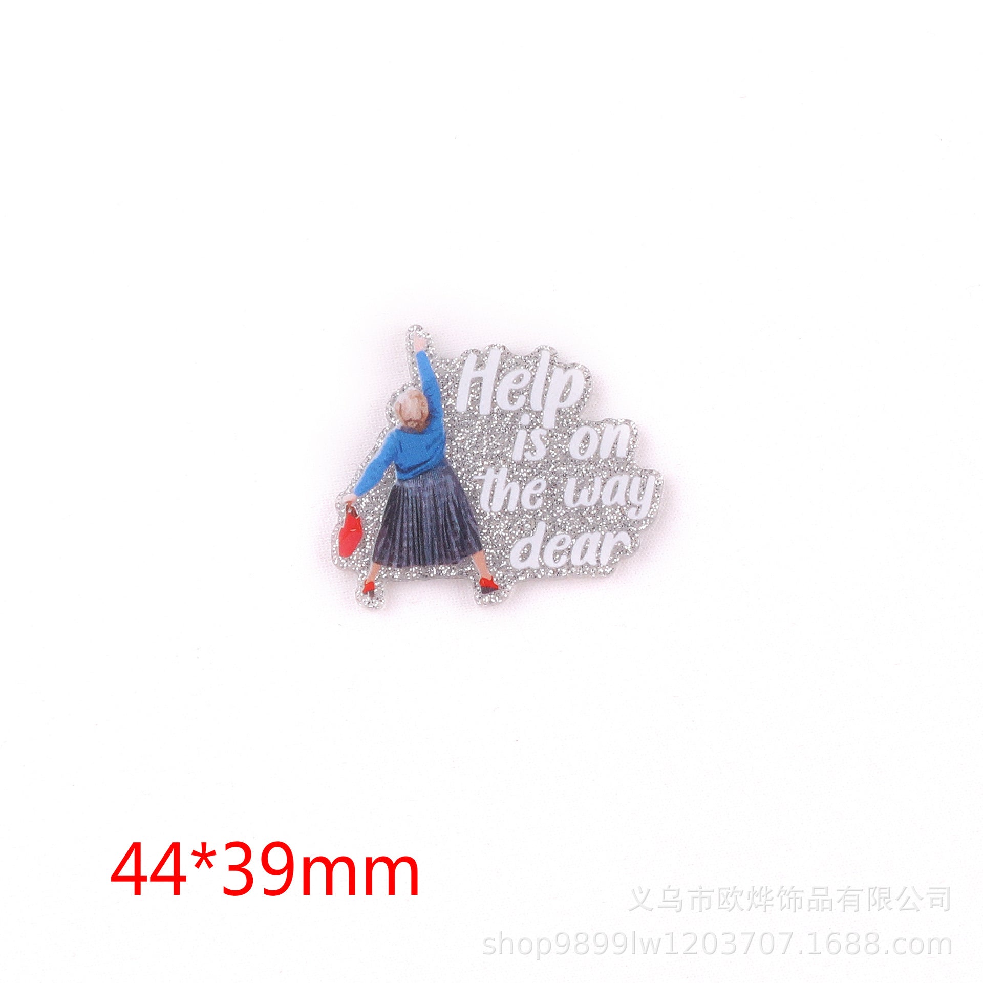 Wholesale 10pcs DIY Flatback Cartoon Christmas Acrylic Flatback Badge Scroll Retractable Keychain DIY Accessories ACC-FK-OuYe004