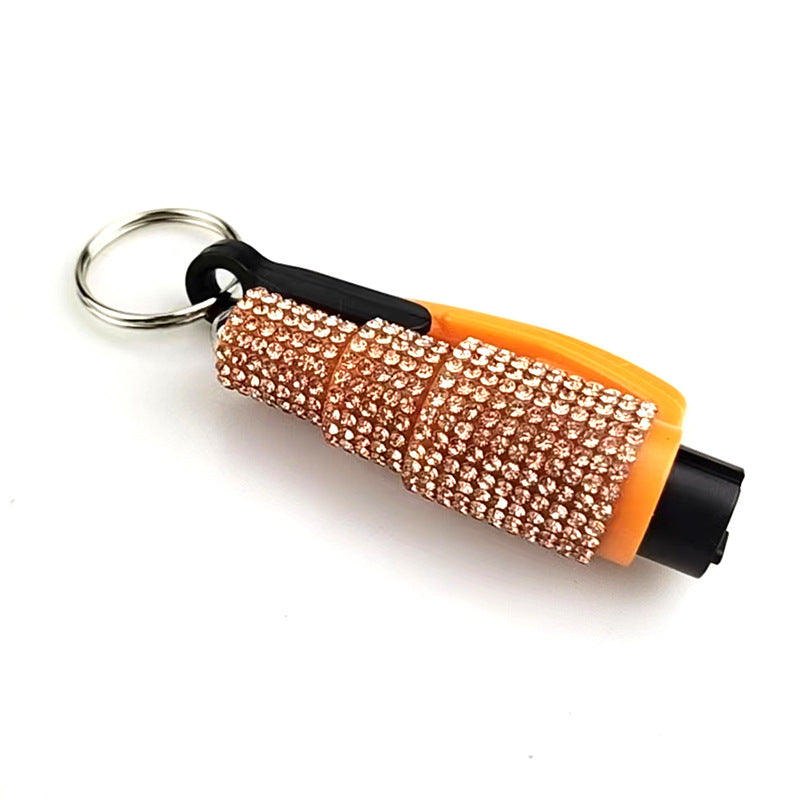 Wholesale Outdoor 2 in 1 Diamond Keychain For Car ACCVIP-KC-CanWu001