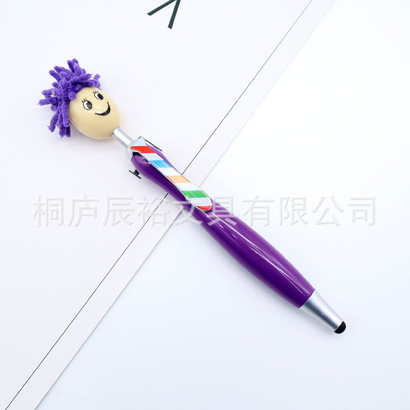 Wholesale  Retro Children's Fun Fried Mr. Mao Touch Screen Ballpoint Pen