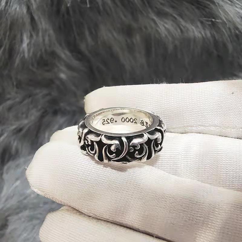 Wholesale Cross Sterling Silver Rings ACC-RS-YuMei009