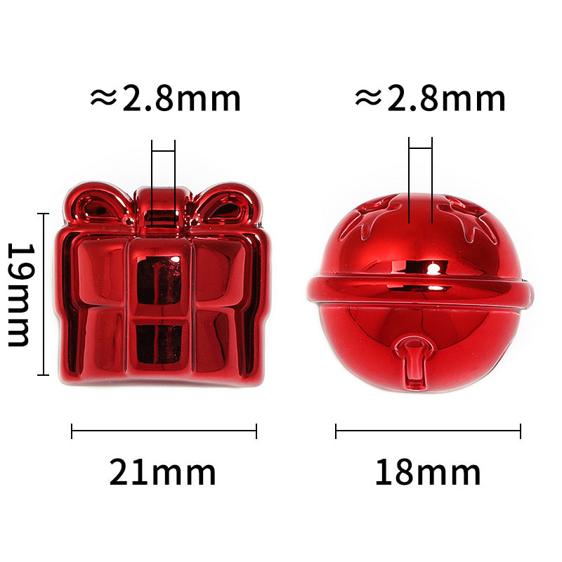 Wholesale 50pcs/pack Christmas bow Acrylic Beads DIY Bead Accessories