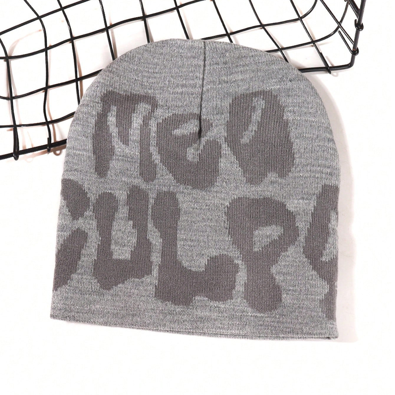 Wholesale Initials Jacquard Knitted Hat Beanie ACC-HT-Junl003