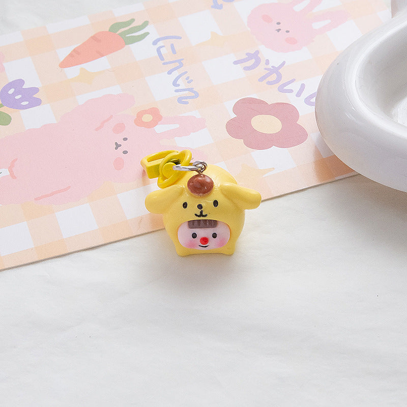 Caricature de gros caricature mignonne joelry pendentif