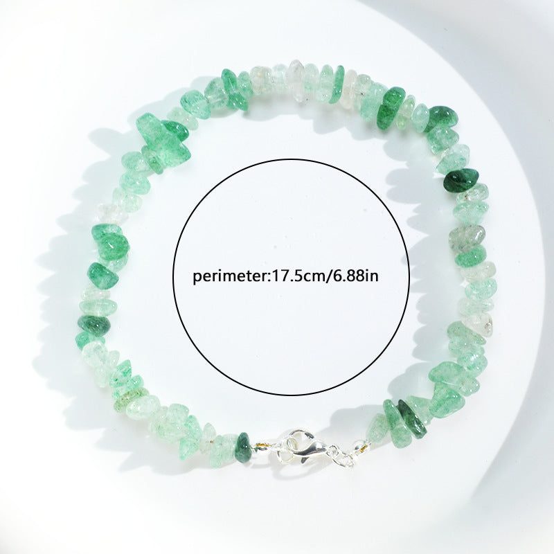 Wholesale Bohemian Colored Natural Stone Crushed Stone Bracelet ACC-BT-XA001