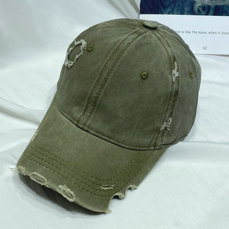 Wholesale  Solid Color Notched Baseball Hat