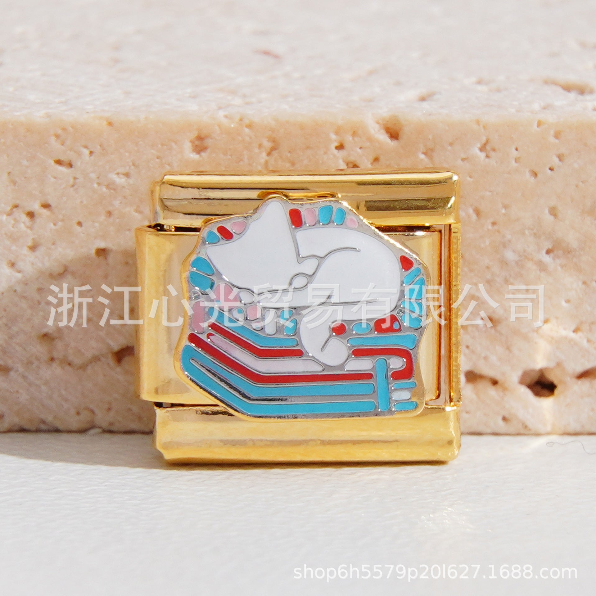 Wholesale Italian Charm Bracelet 9mm DIY Splicing  Stainless Steel Composable Bracelet