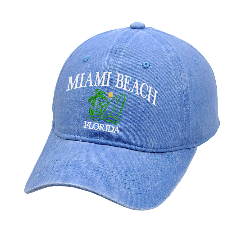 Wholesale Vintage Beach Hat Baseball Cap Embroidered Beach Cap ACC-HT-HaiPu003