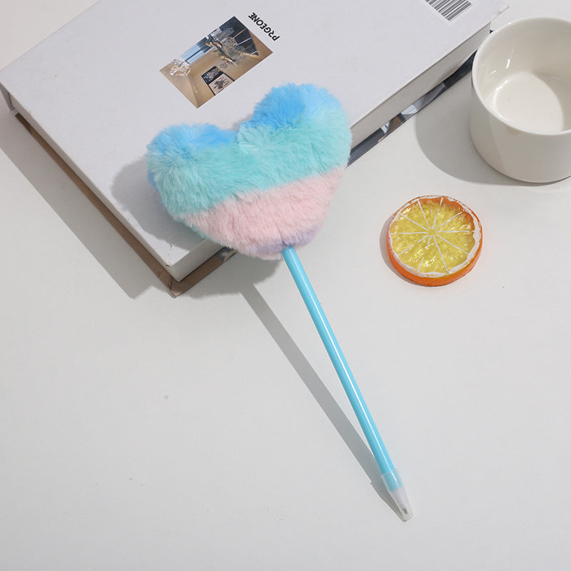 Wholesale Creative love plush ballpoint pen