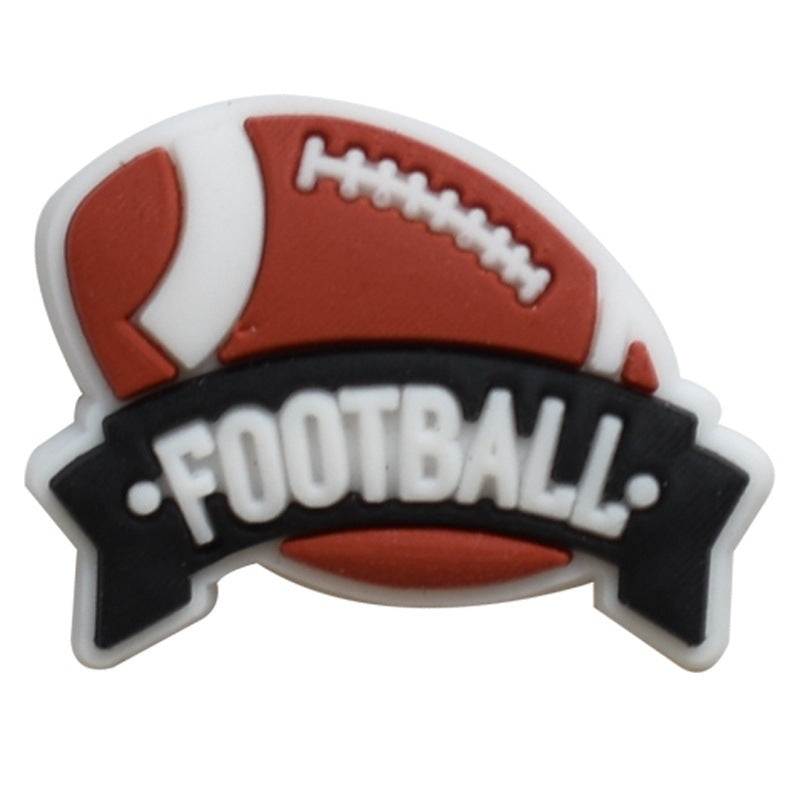 Wholesale Random 100pcs floral clogs PVC Soft Rubber Shoe Buckle Decoration